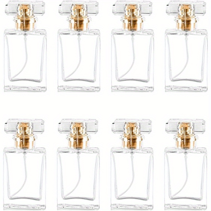 Perfume Travel Set - 8pcs 30ml Glass Perfume Bottles Empty