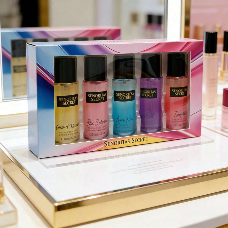 Passion Fragrance Perfume - 5-in-1 Women's Perfume Gift Set, Coconut