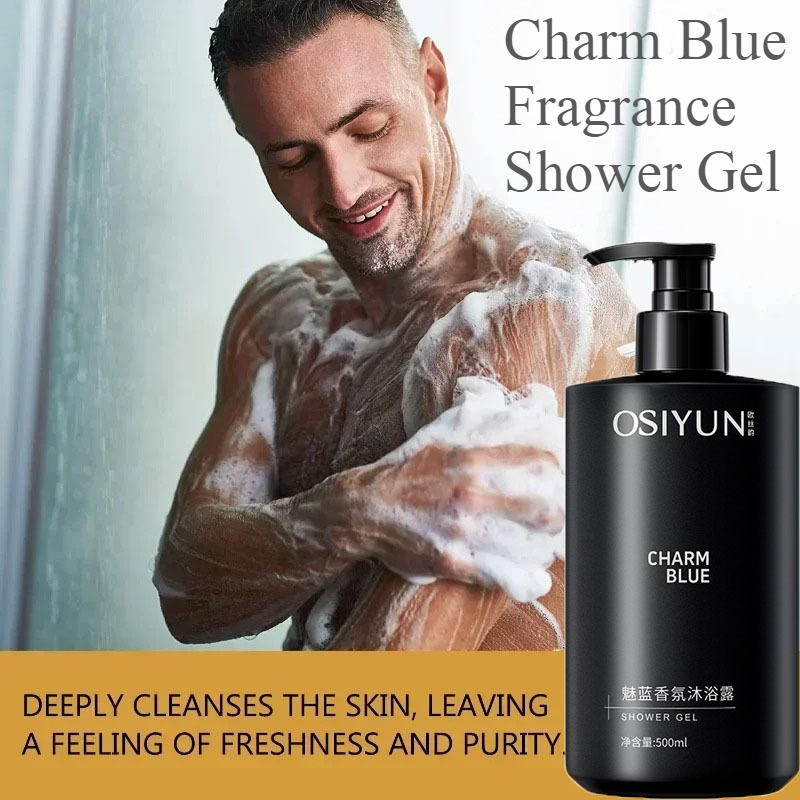 Perfume Fragrance Moisturizer - 500ml Charm Blue Fragrance Shower Gel