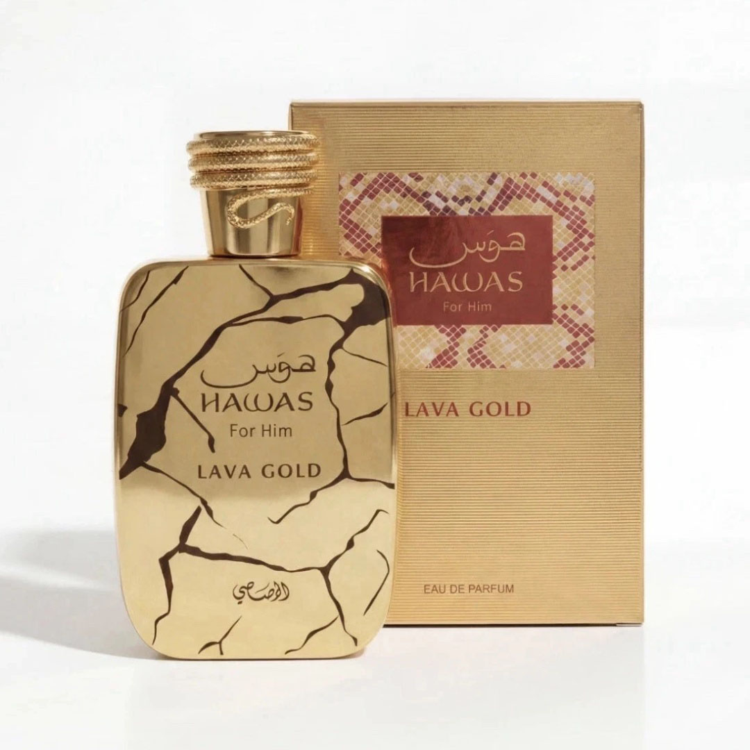 Pure Perfume Fragrance - Hawas Lava Gold by Rasasi 100ml