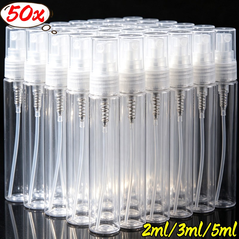Perfume Travel Set - 50/10x Mini Perfume Spray Bottle Portable