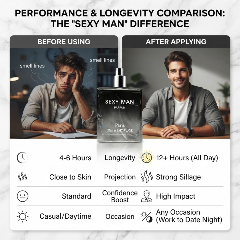 55ML Sexy Man Perfume Long-las - Perfume Fragrance Enhancer review and price