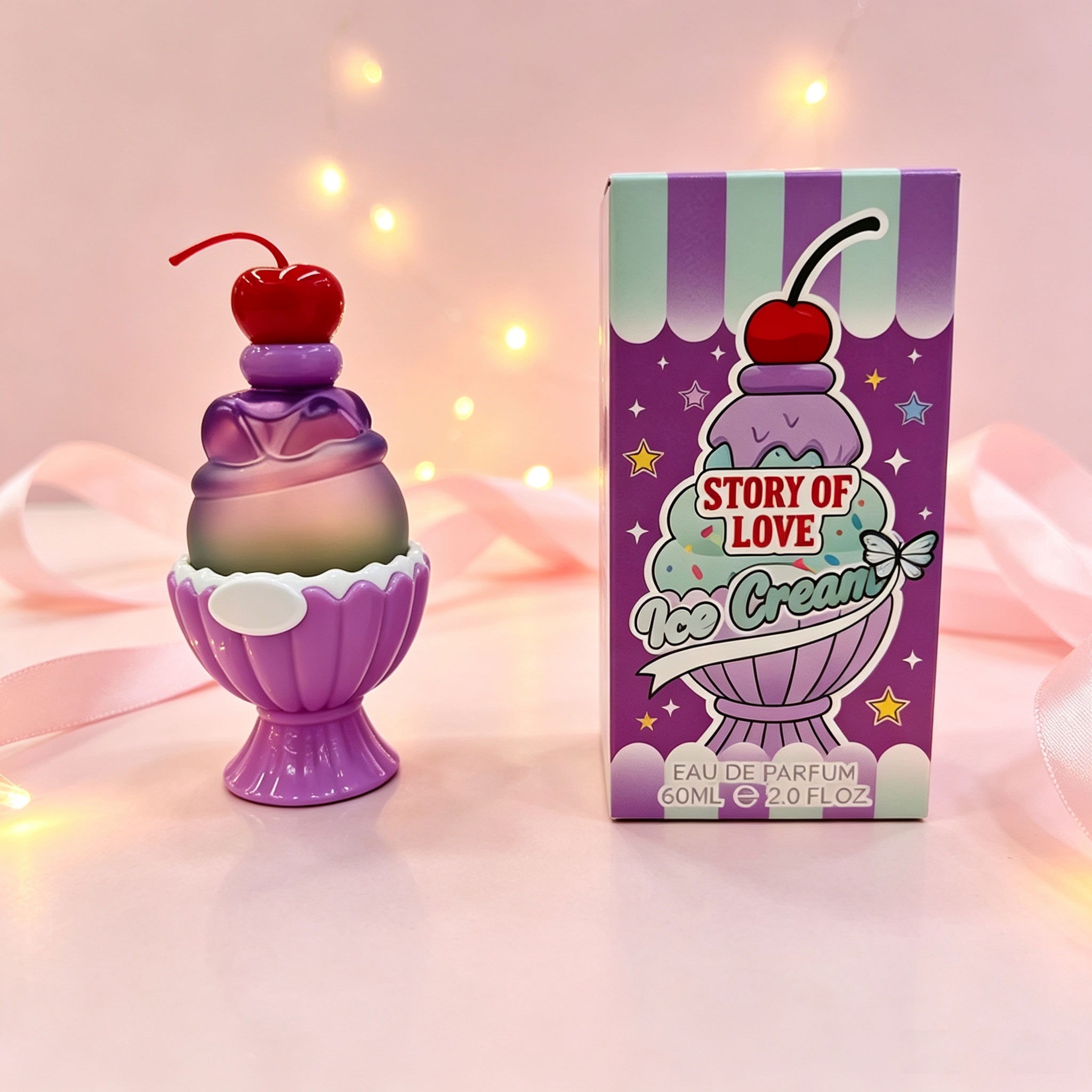 Cute Ice Cream Shaped Eau De P - Perfume Fragrance Bottle review and price