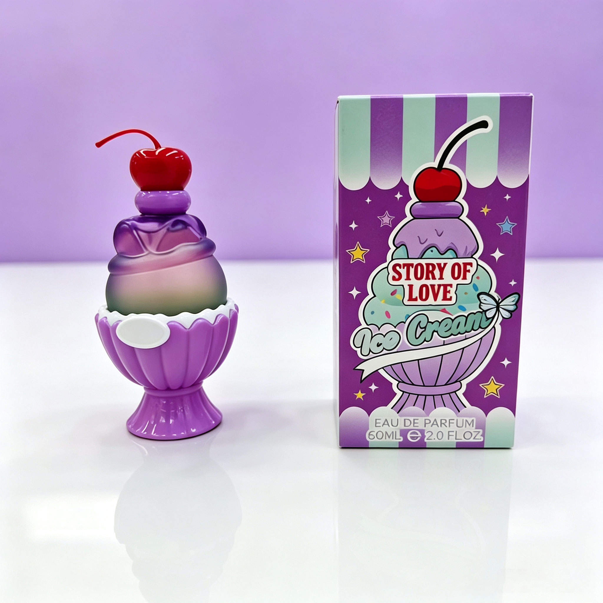 Cute Ice Cream Shaped Eau De P - Perfume Fragrance Bottle review and price
