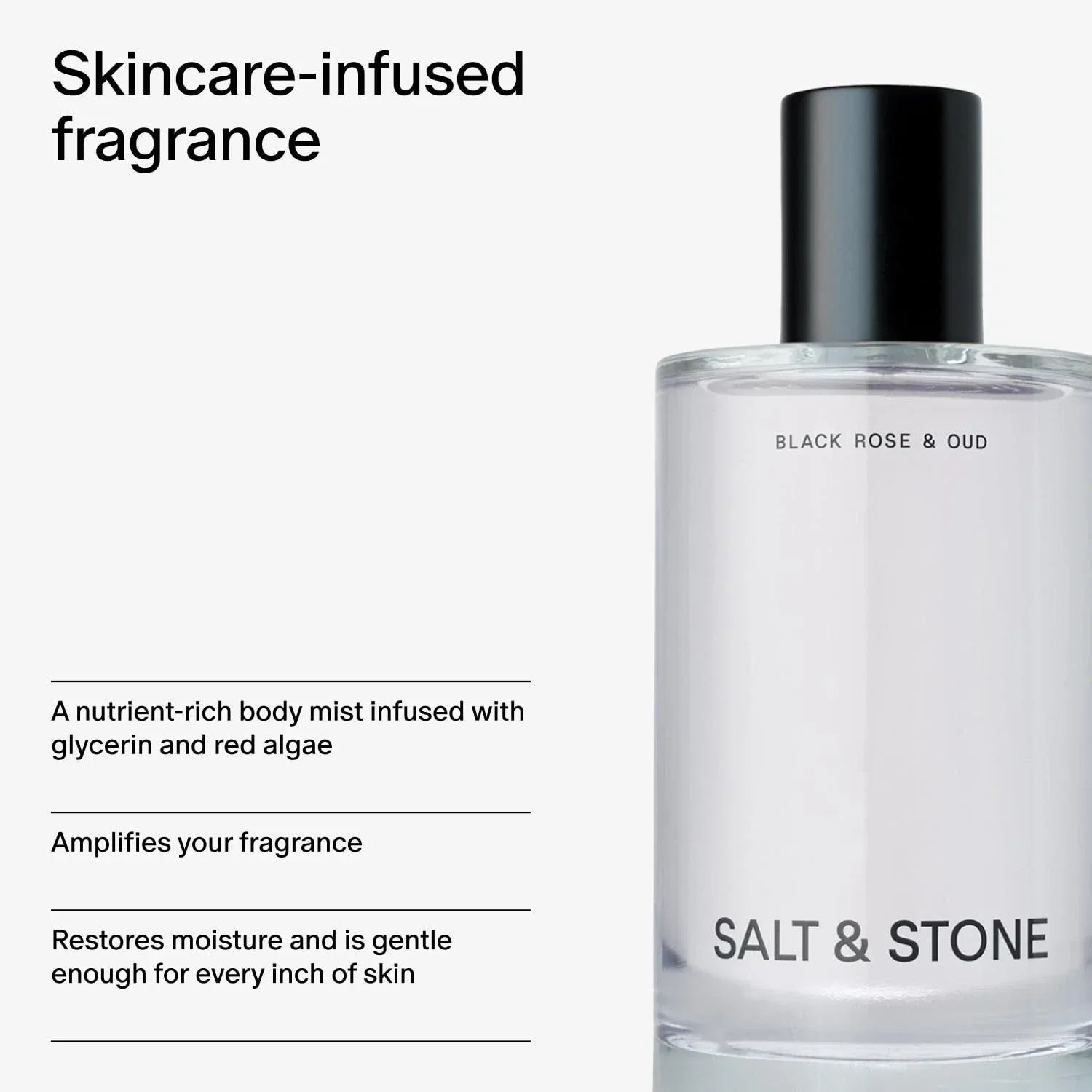 SALT & STONE Black Rose & Oud  - Pure Perfume Fragrance review and price