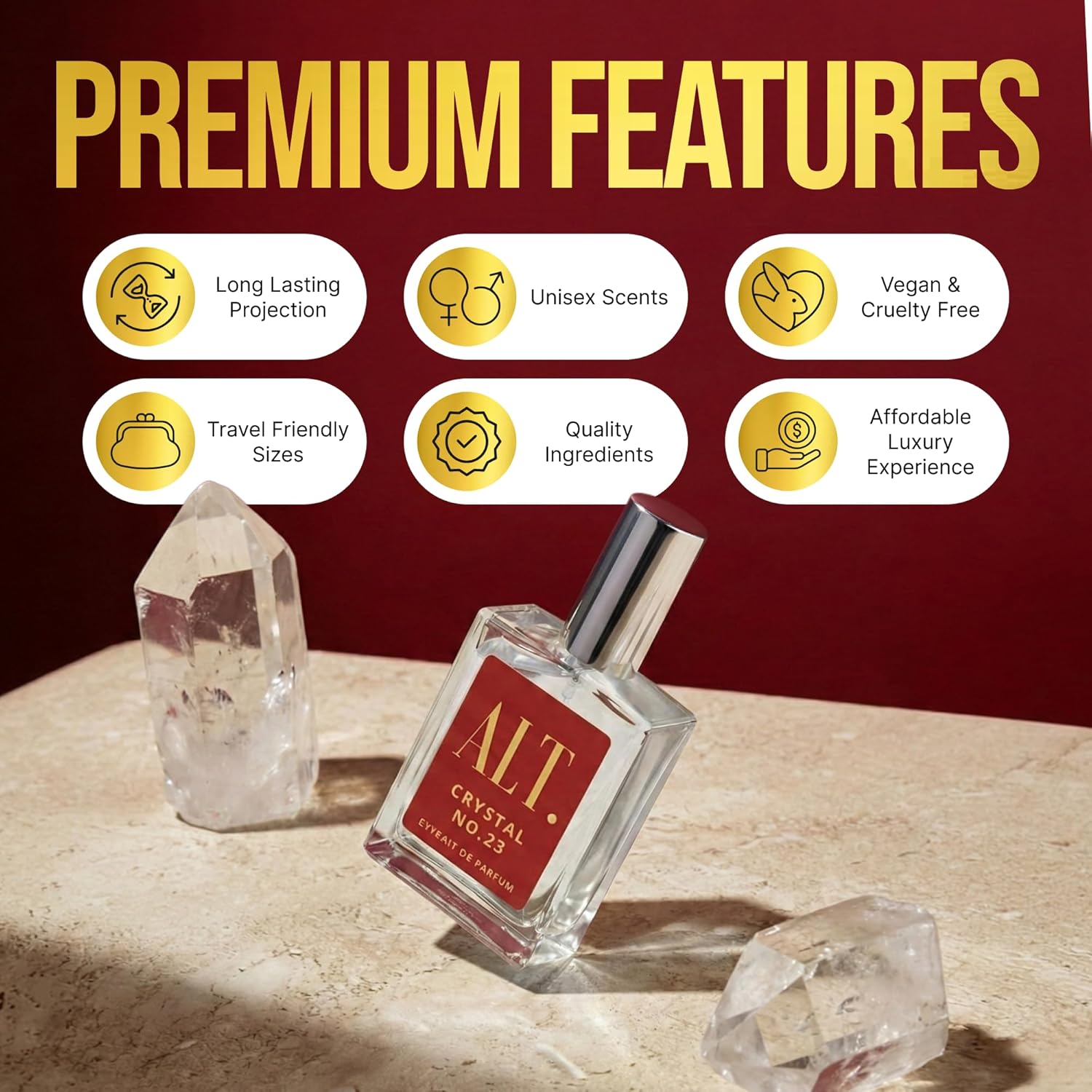 ALT. FRAGRANCES Crystal No. 23 - Pure Perfume Fragrance review and price