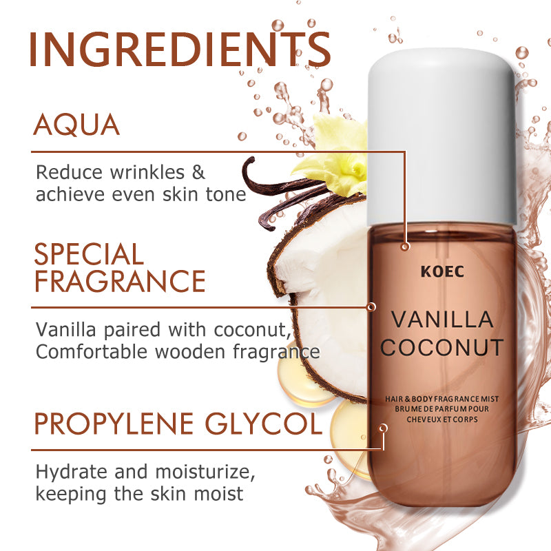 KOEC Vanilla & Coconut Fragran - Perfume Fragrance Moisturizer review and price