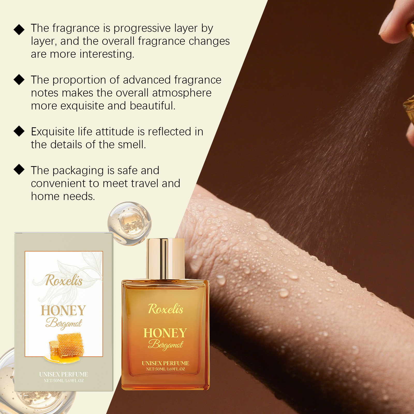 Honey Bergamot Unisex Perfume  - Perfume Fragrance Enhancer review and price